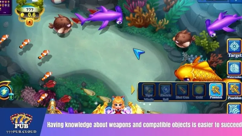 Having knowledge about weapons and compatible objects is easier to succeed