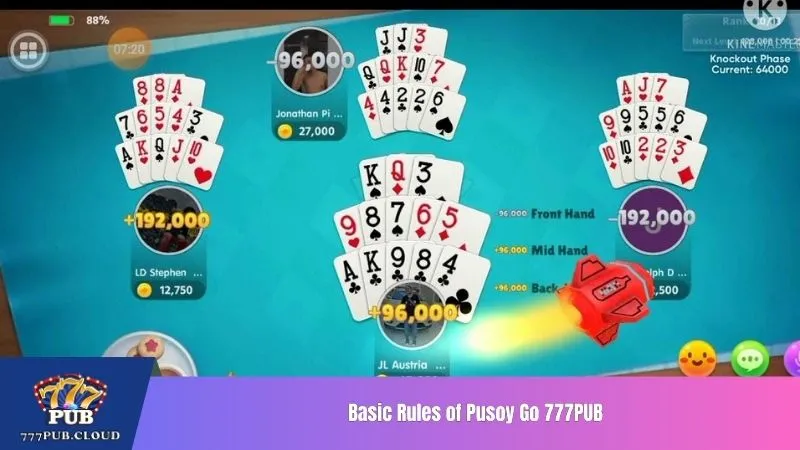 Basic Rules of Pusoy Go 777PUB