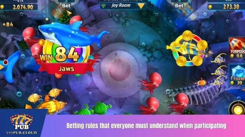 Betting rules that everyone must understand when participating in fish shooting