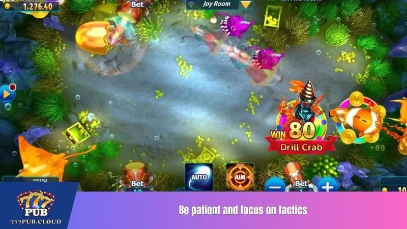 Be patient and focus on tactics