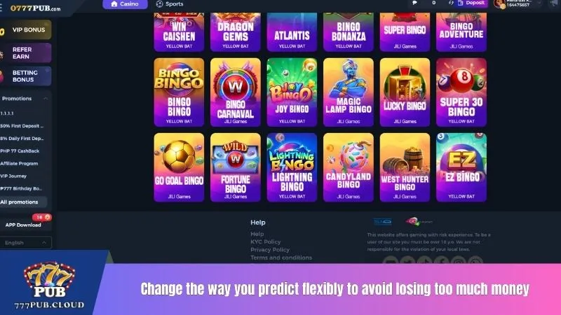 Change the way you predict flexibly to avoid losing too much money