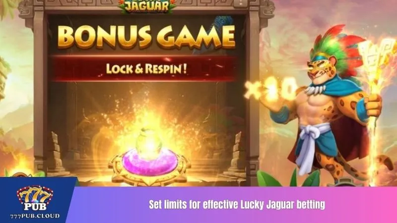 Set limits for effective Lucky Jaguar betting