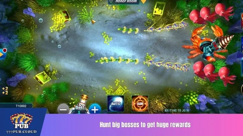 Hunt big bosses to get huge rewards