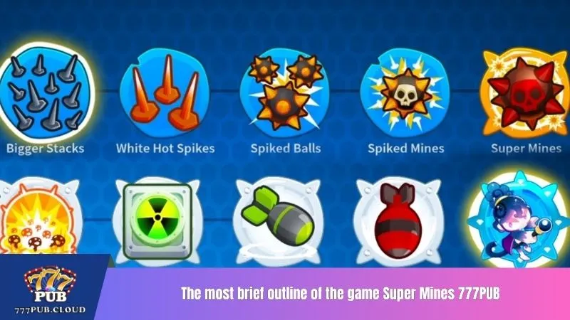 The most brief outline of the game Super Mines 777PUB