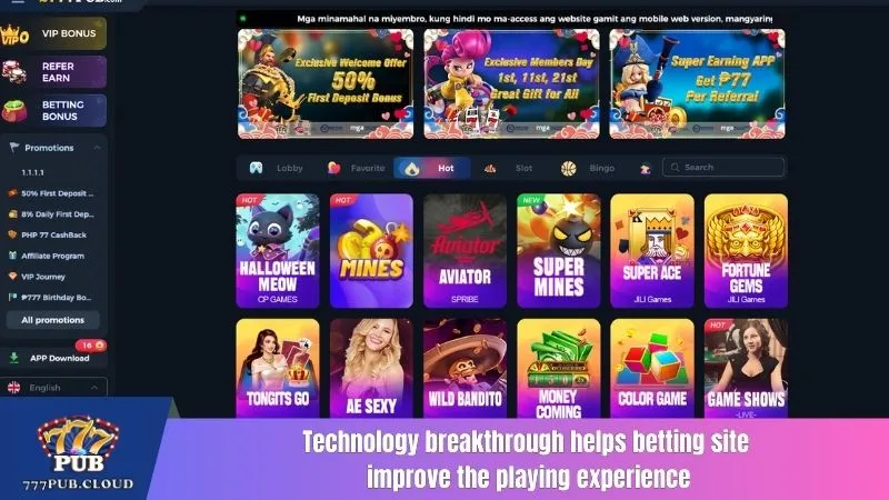 Technology breakthrough helps betting sites improve the playing experience