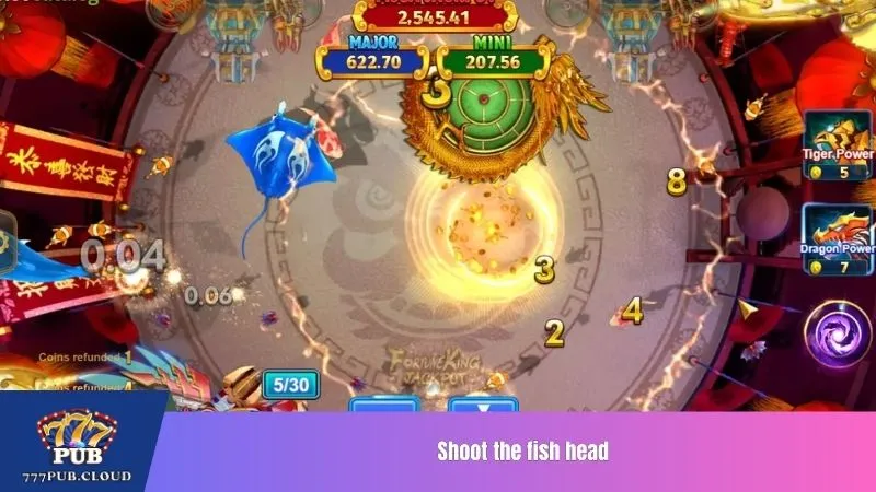 Shoot the fish head