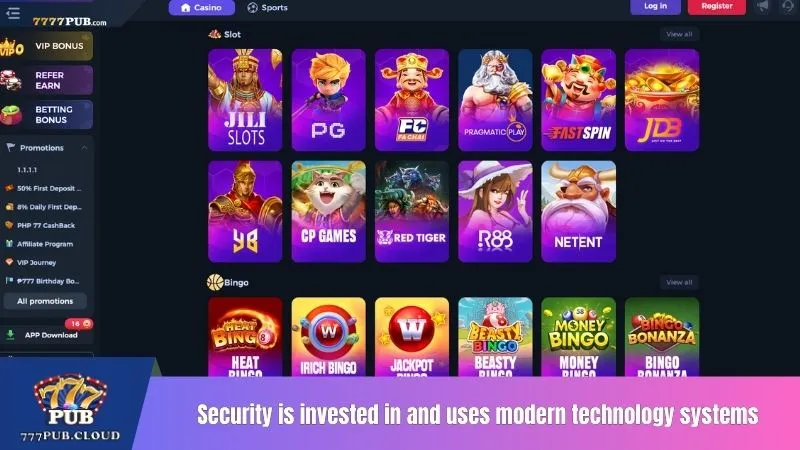 Security is invested in and uses modern technology systems